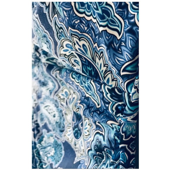 Ralph Lauren Blue Paisley Underwire Captiva Bandeau Swimsuit w/Strap 4 NWT - Picture 4 of 7